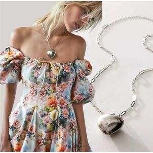 Free People Spector heart necklace new with tags